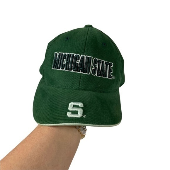 Michigan State Spartans S adjustable soft surface baseball hat - Picture 3 of 5